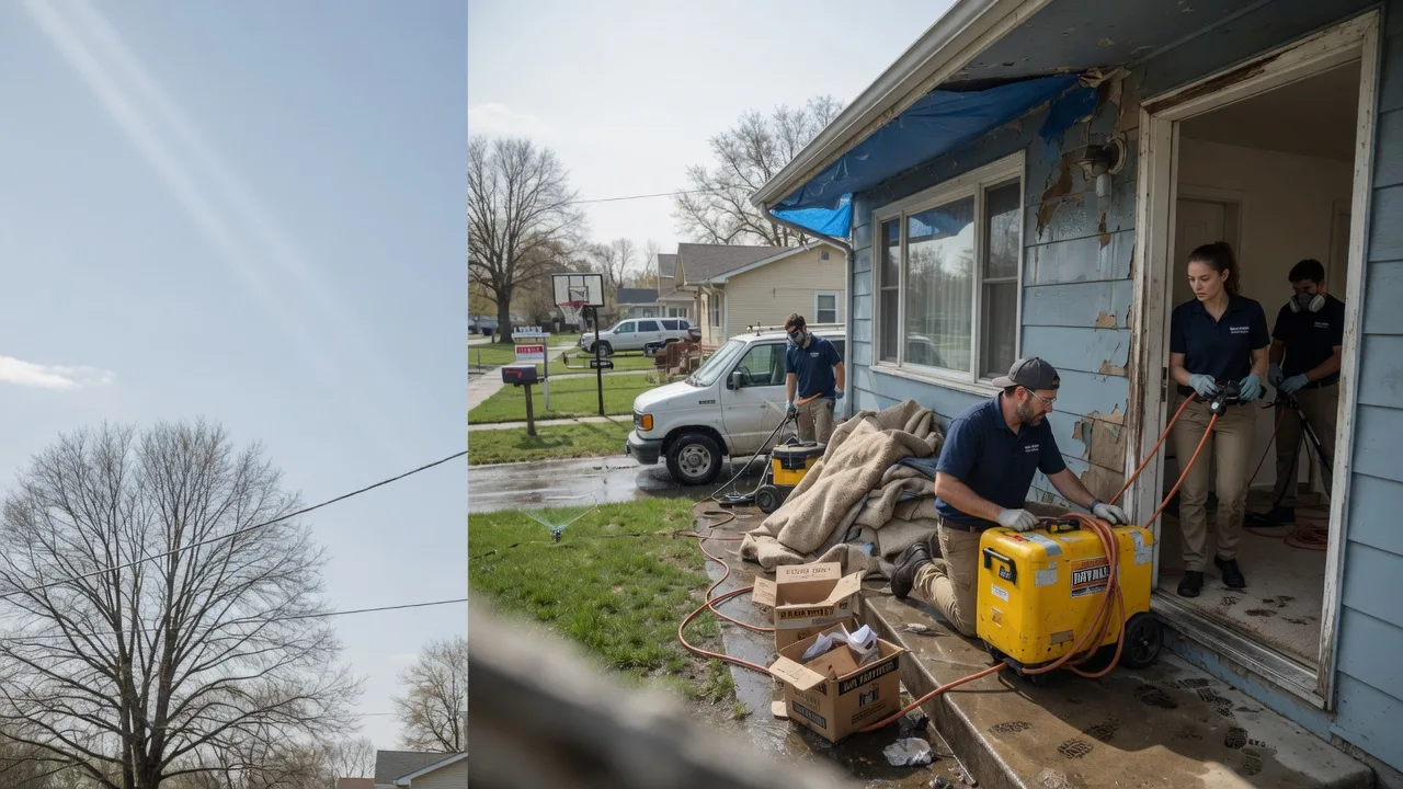 Basement Flood Cleanup in Rochester, TX near me